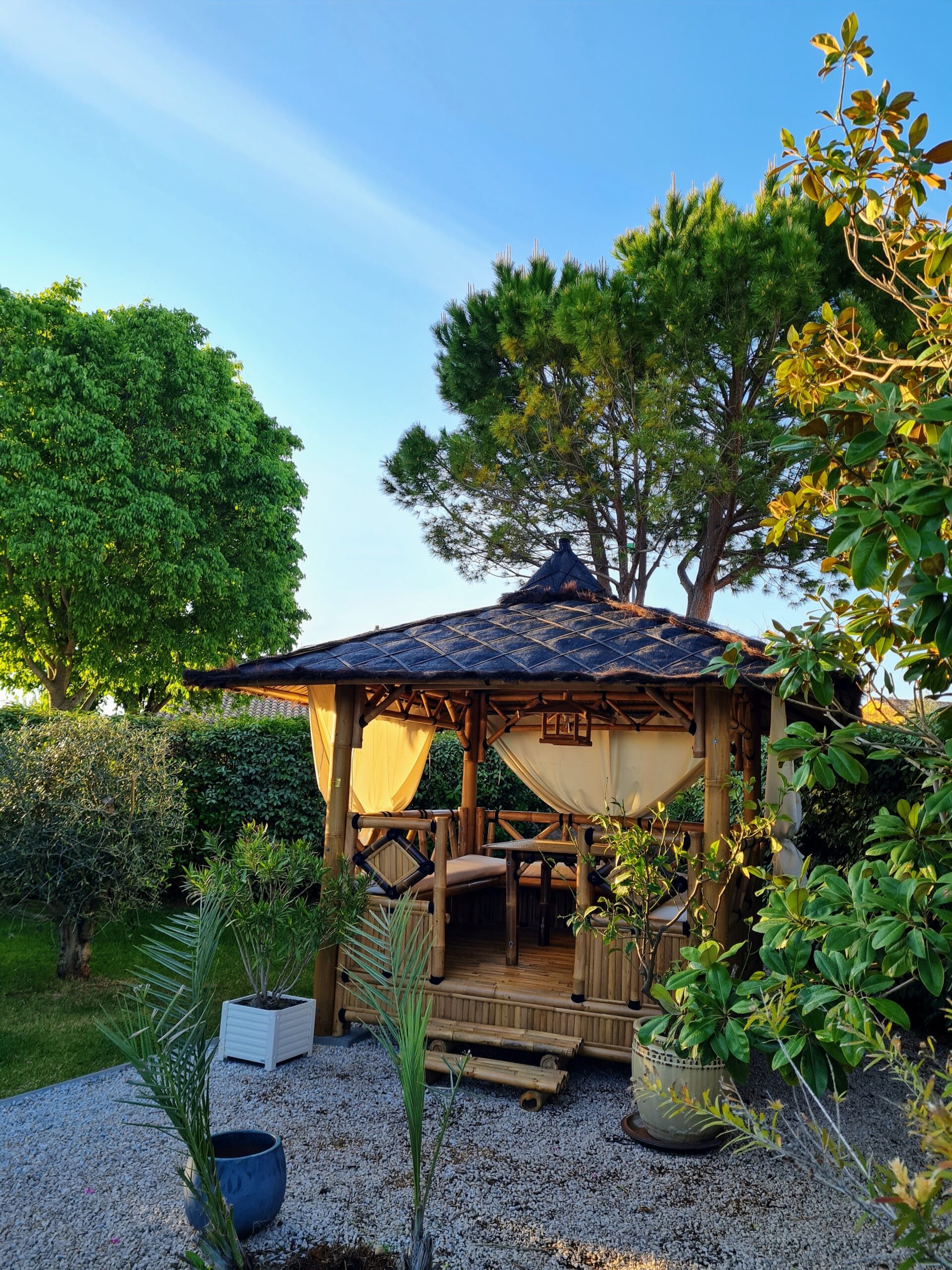 Gazébo en bambou cocooning "BAGUS" – Image 7