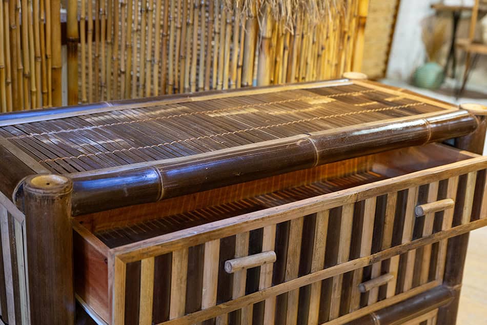 Commode en bambou Nyaman - Rangement