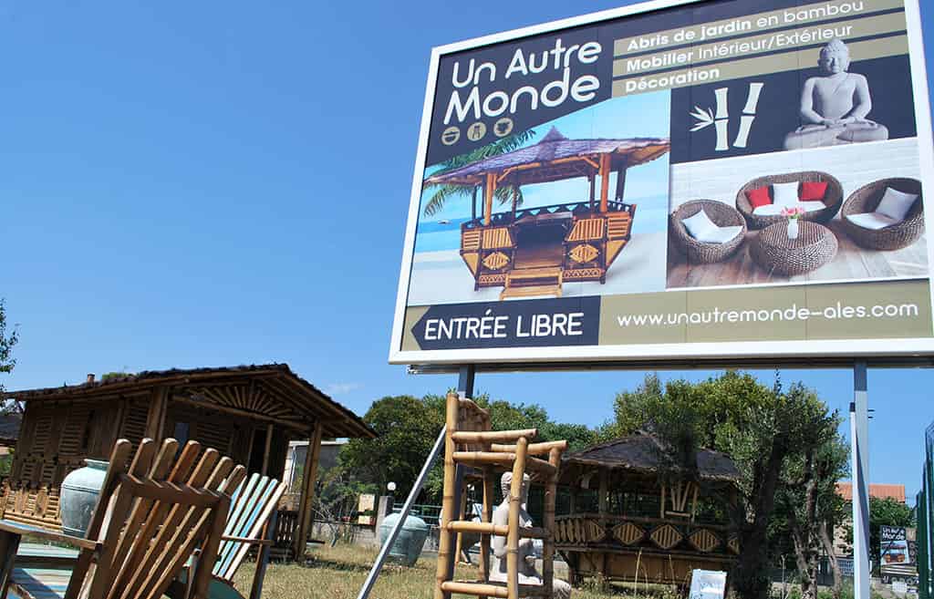 Découvrez Gazébos et paillotes bambou chez Un Autre Monde