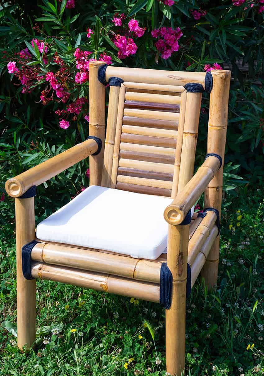Fauteuil en bambou Jakarta - mobilier exotique