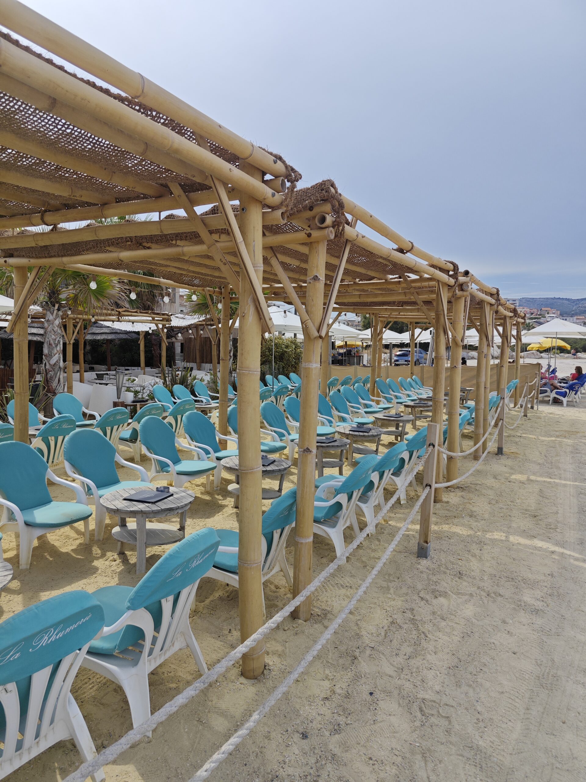 Pergola en bambou