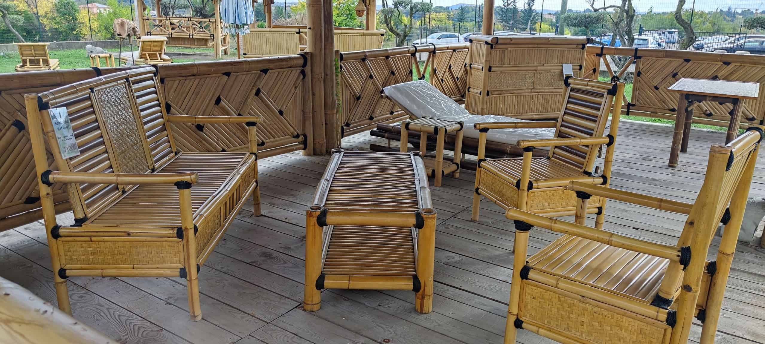 Fauteuil En Bambou Matahari l gance Naturel Pour La D tente