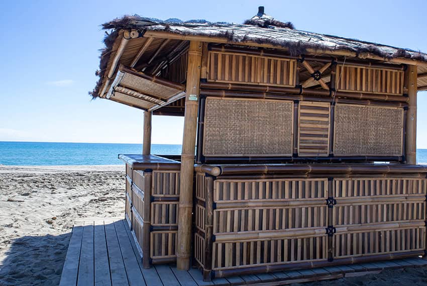 Gazébo bar en bambou « NAVARRO »