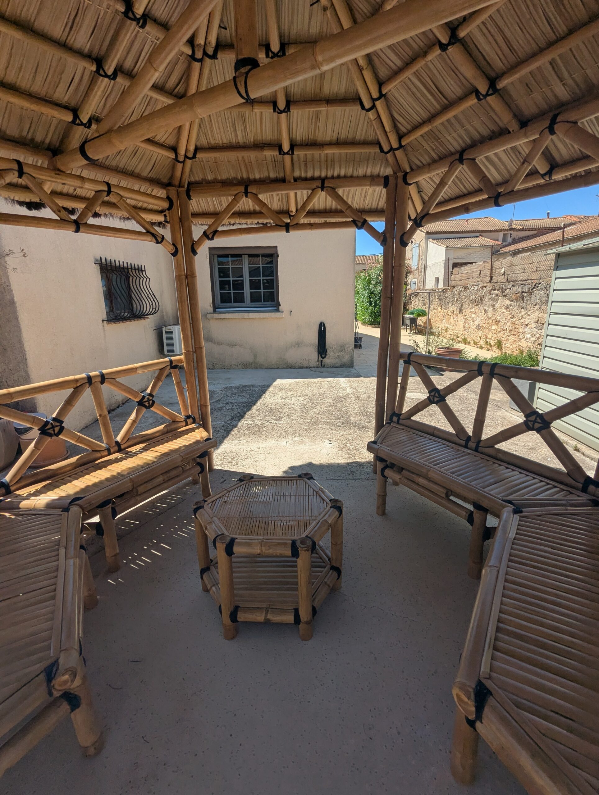 Gazébo en bambou hexagonal "LOMBOK" – Image 6