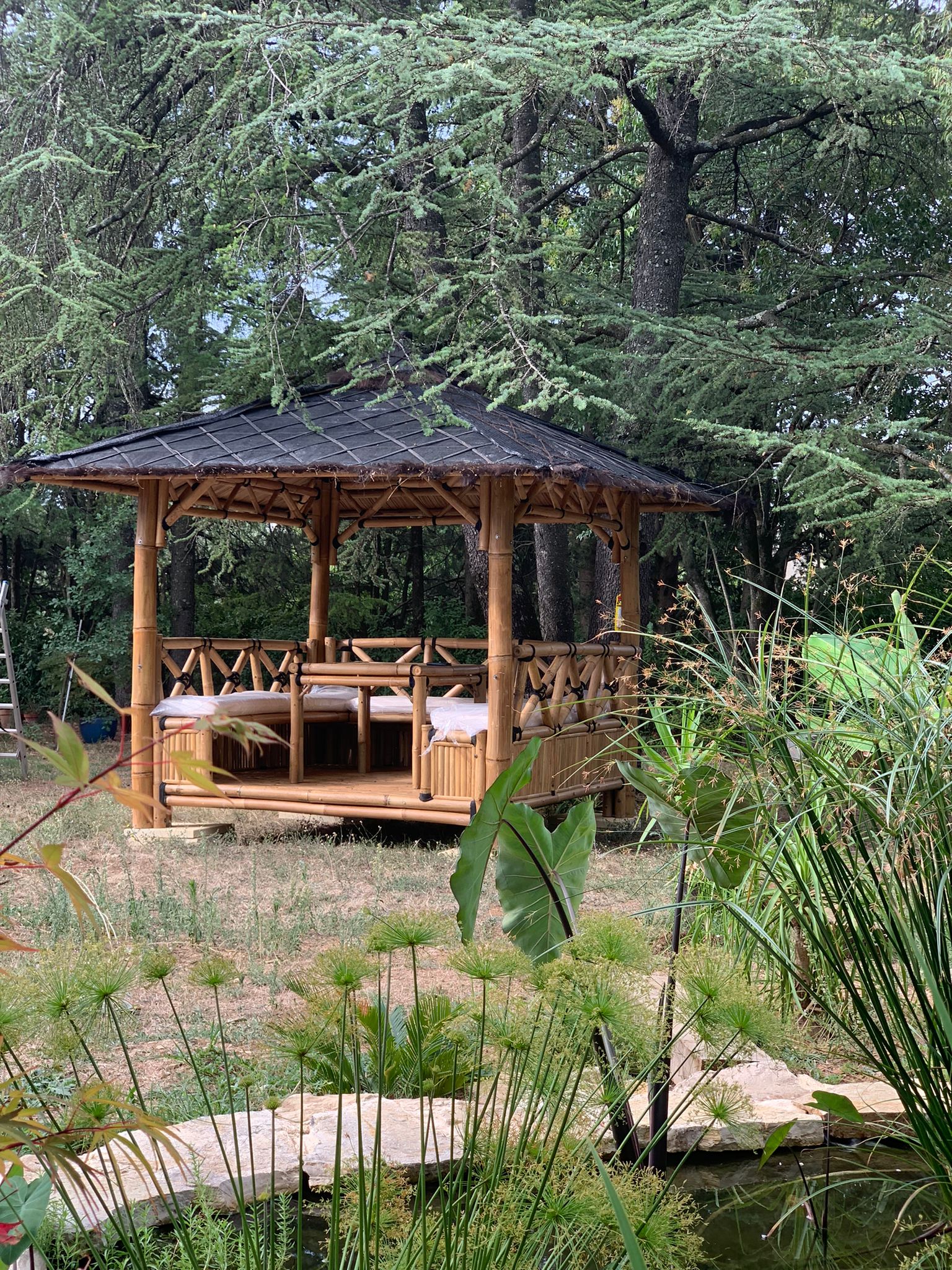 Gazébo en bambou détente "LOTUS" – Image 7