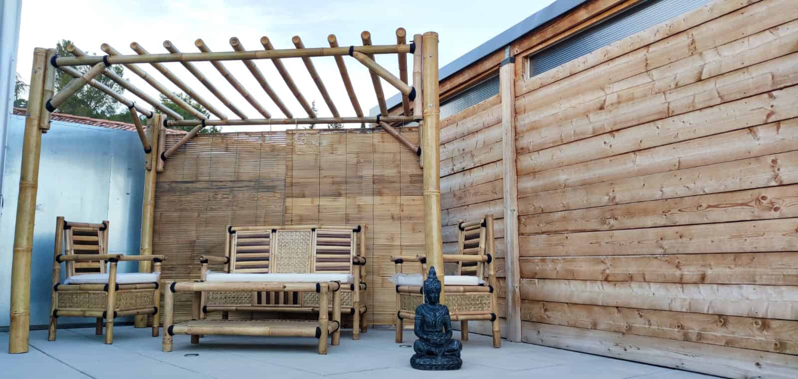 Pergola en bambou Uluh – Image 2