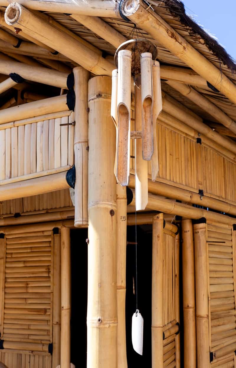 Carillon en bambou - artisanat indonésien