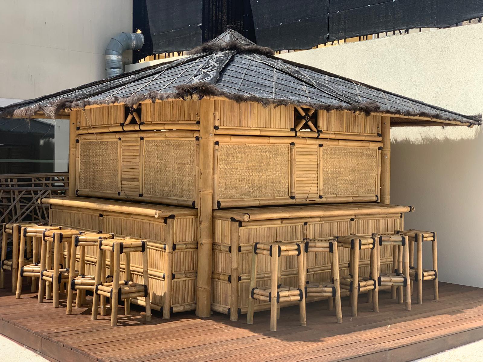 Bar "NAVARRO" Gazébo en bambou – Image 8