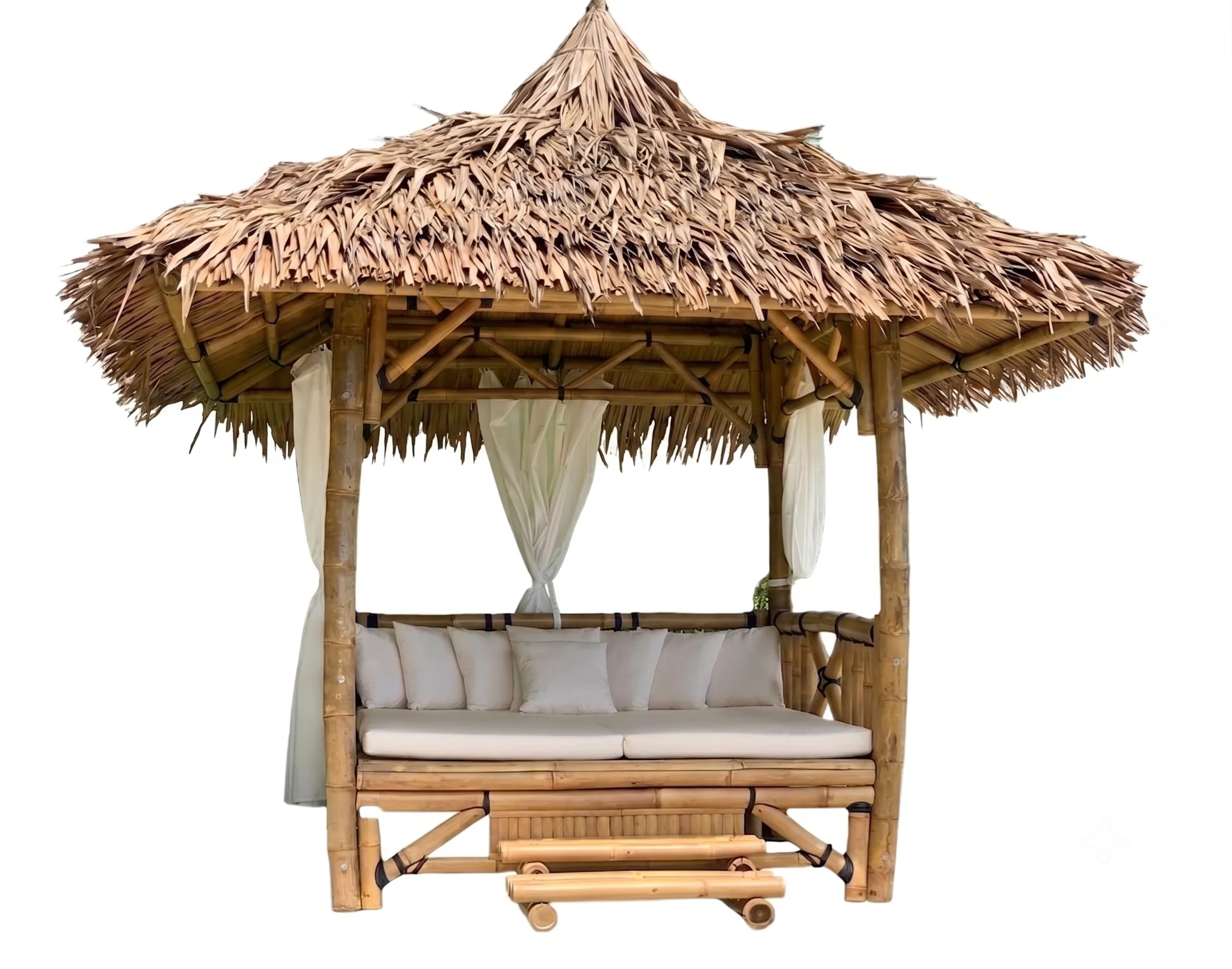 Gazébo lit en bambou "ORI Bed Nipa" – Image 3